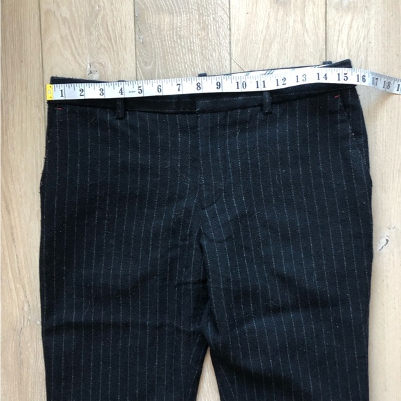 Uniqlo Ines de la Fressange Wool Blend Pinstripe Pants Size 6 - Picture 2 of 12
